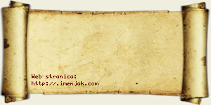 Una Adamović vizit kartica